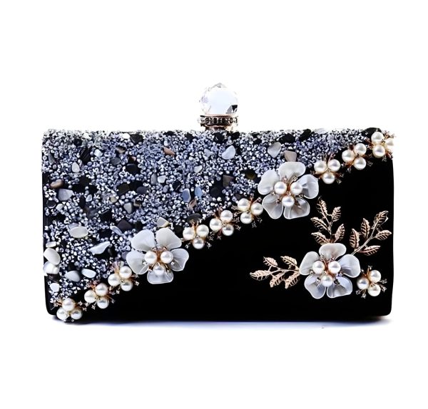 The Minaallday Beaded Handbag Clutch Purse